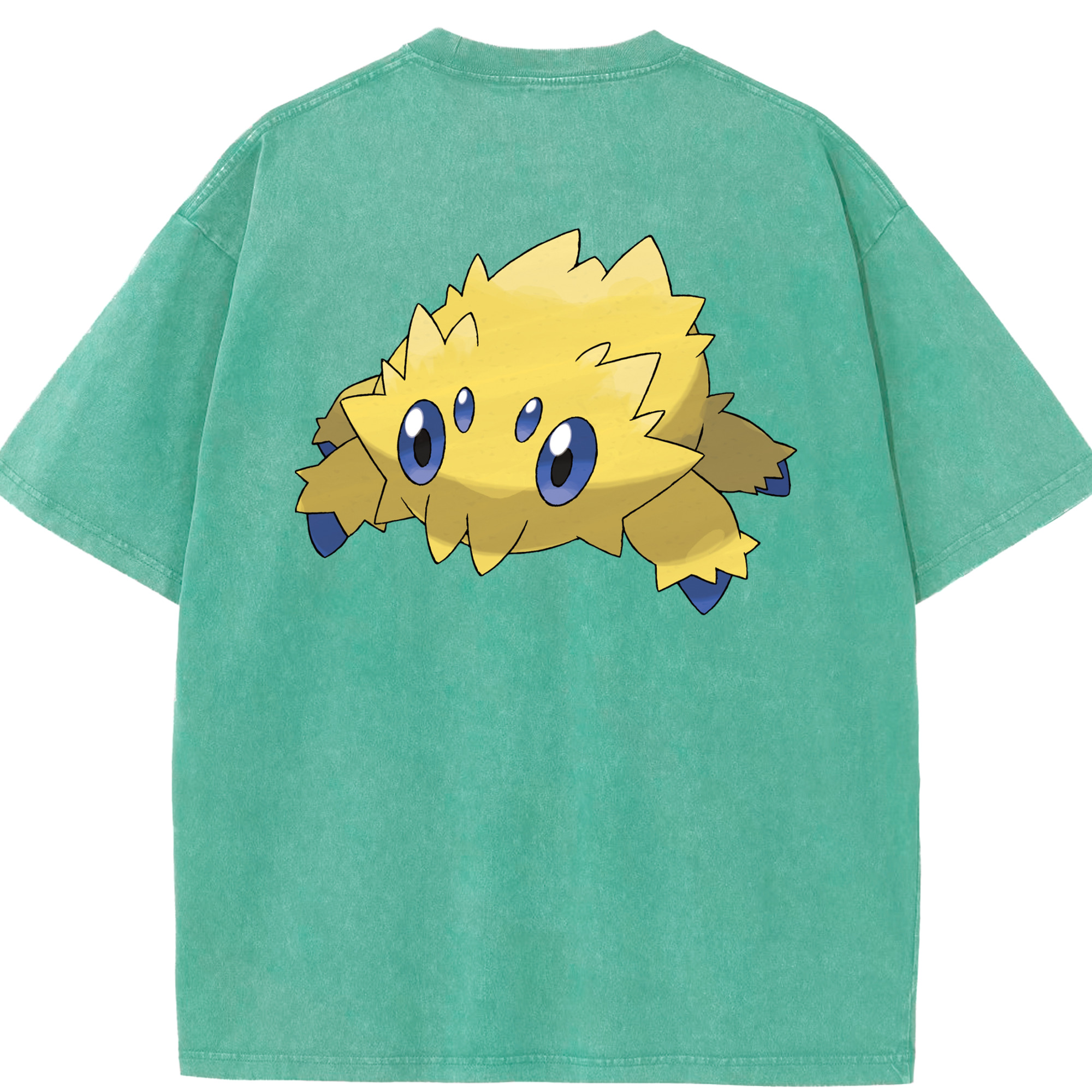（画像用） ポケットモンスター Pokémon 綿100% ヴィンテージ風 半袖Tシャツ（背面プリント）